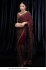 Bollywood Model heavy sequins work magenta georgette saree