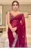 Bollywood Model Rani Pink georgette sequins designer saree