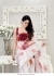 Bollywood Model White color floral organza khatli work saree