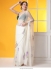 Bollywood Model hand paint floral pure chiffon saree