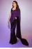 Bollywood Madhuri Dixit inspired Purple sequins georgette saree