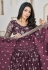 Purple jacquard circular lehenga choli 1019