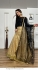 Bollywood Model Offwhite silk sequins work lehenga choli