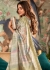 Grey color digital print hanloom silk wedding wear saree 166002