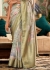 Grey color digital print hanloom silk wedding wear saree 166002
