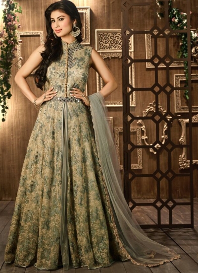 full flared anarkali suit