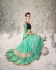 Party-wear-Seagreen-Gold-color-saree