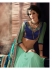 Party-wear-SeaGreen-Blue-color-saree