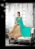 Party-wear-green-beige-color-saree