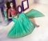Party-wear-green-pink-color-saree