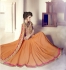 Party-wear-orange-color-saree