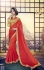 Party-wear-red-green-color-saree