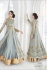 Grey color georgette and net  party wear lehenga kameez