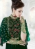 Green color georgette wedding wear anarkali