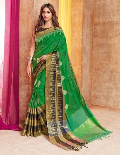 Pazeb Designer Wear Cotton Saree