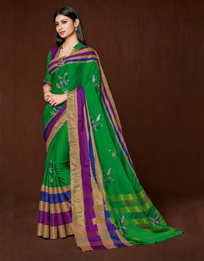 Aanya Designer Wear Cotton Saree