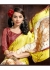 Multi Colored Printed Satin Chiffon Saree 1110