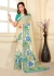 Off White Colored Printed Faux Georgette Saree 89009