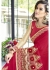 Red Faux Georgette Traditional Embroidered Saree 1501
