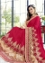 Red Faux Georgette Traditional Embroidered Saree 1501