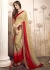 Beige Colored Printed Faux Georgette Saree 31035 