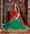 Party Wear Green Red Lehenga 2002