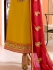 Ayesha Takia mustard and red color party wear salwar kameez