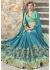 Green Chiffon Embroidered Wedding Saree 4202