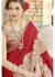 Maroon Chiffon Embroidered Wedding Saree 4210