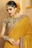 yellow pink wedding sarees 6011