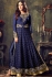 Sonal chauhan blue color net party wear anarkali suit 4707