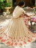 Peach georgette embroidered wedding anarkali z501