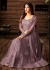 Sonal chauhan lavender color netted wedding anarkali 4807