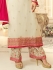 Drashti Dhami white semi stitched embroidered suit 1803