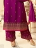 Drashti Dhami purple semi stitched embroidered suit 1804