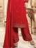 Drashti Dhami red semi stitched embroidered suit 1808
