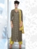 Grey and Liril green color georgette wedding wear salwar kameez