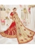 Red Silk Net Embroidered Wedding Saree 4113