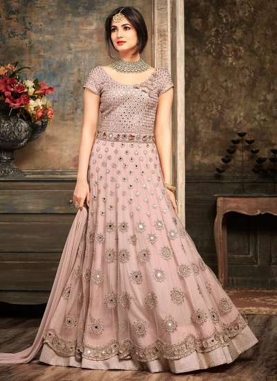 Sonal Chauhan Mauve Anarkali Suit 5102