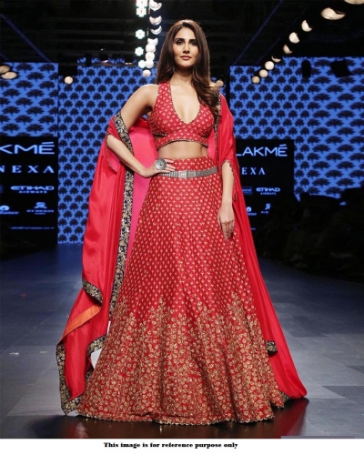 Bollywood Style Red color silk lakme fashion lehenga choli