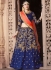 Blue banglori silk wedding lehenga choli