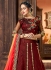 Brown raw silk wedding lehenga choli