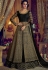 Black net and banglori silk party wear Lehenga kameez