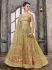 Beige color net wedding wear Ghagra Choli