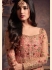 Sonal Chauhan Peach net wedding Lehenga kameez