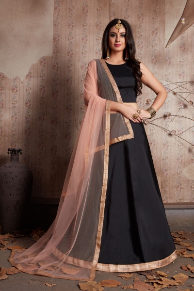 black and gold indian gown