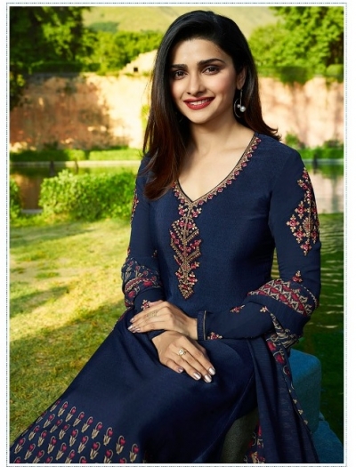 crepe silk churidar material