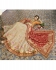 Off white silk Indian wedding lehenga 13164