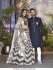 Bollywood Sonam Kapoor Banglori silk brown reception lehenga