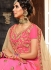 Pink silk net wedding lehenga choli 4995